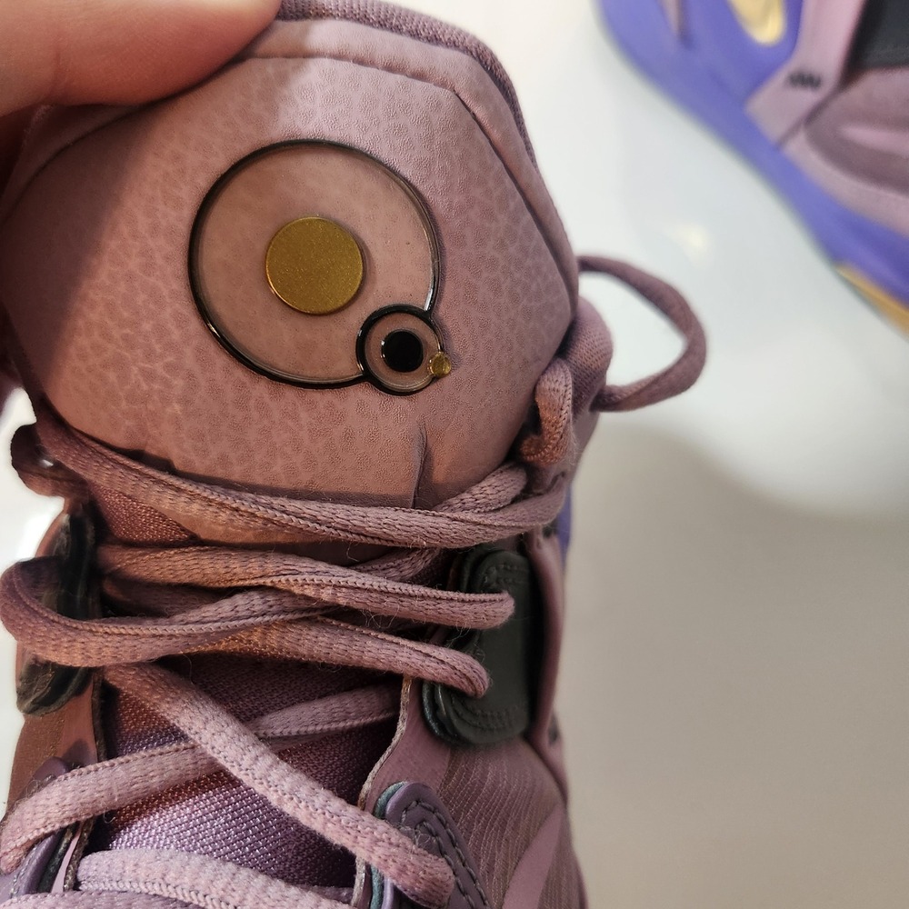 Nike Kyrie Infinity Purple Gold Basketball Shoes Sneakers 5Y - Picture 4 of 12